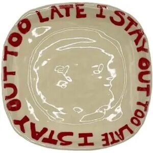 L and Clay Ceramics. NEW. Fun and unique ceramic artwork. 7x7”.Soft cloth clean.